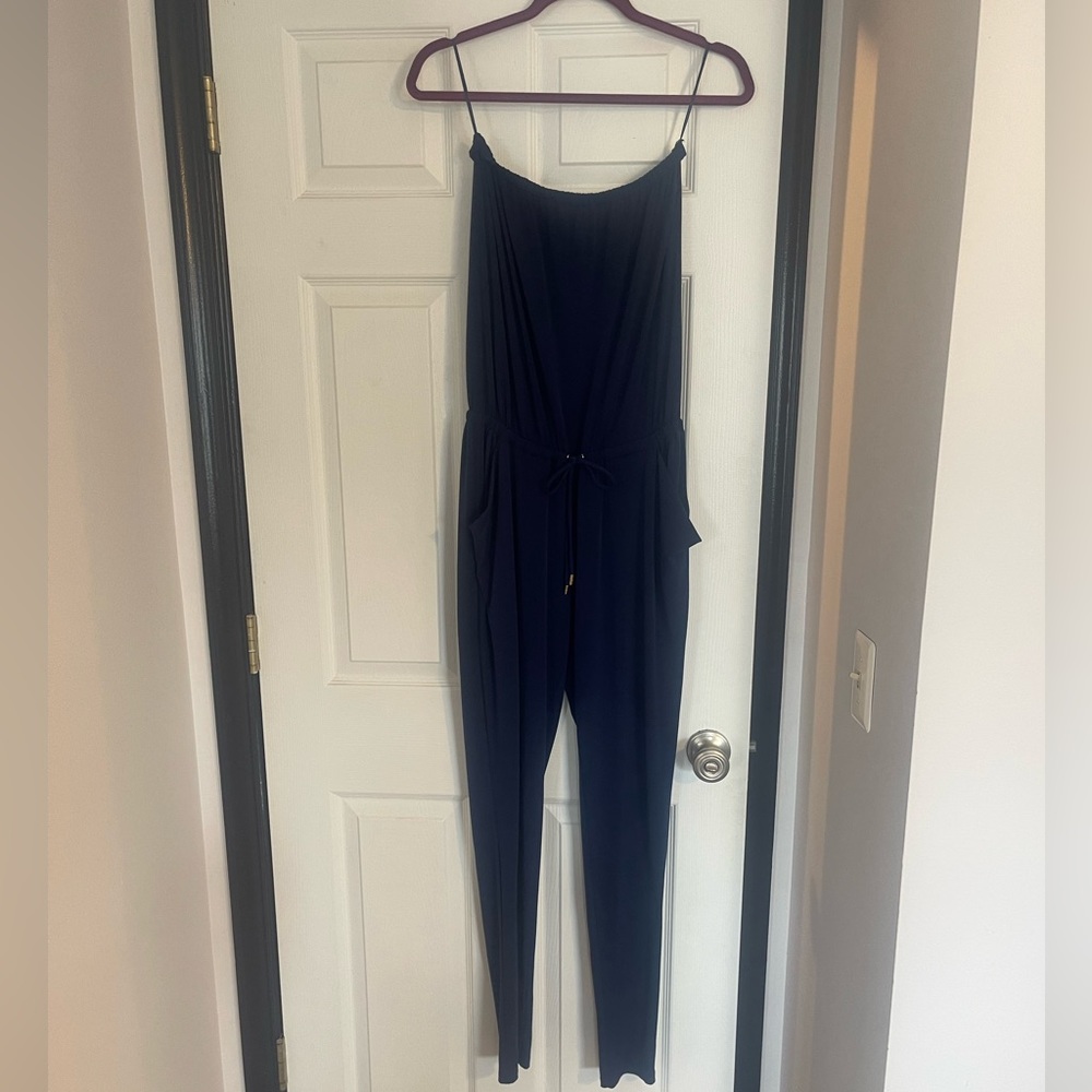 Michael Kors navy jumpsuit